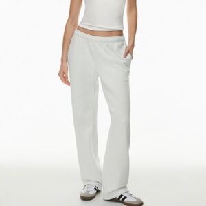 Aritzia cozy sweat fleece straight leg sweatpant